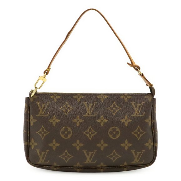 LOUIS VUITTON Brown Monogram Pouch - Picture 1 of 8
